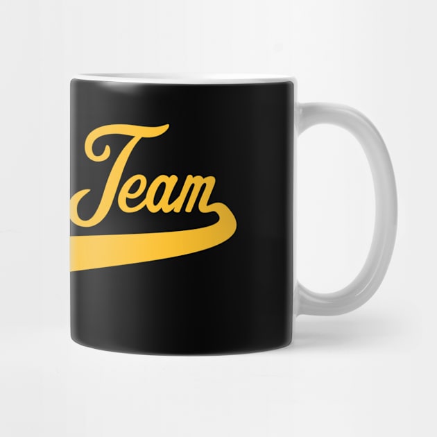 Boozing Team Lettering (Beer / Alcohol / Gold) by MrFaulbaum